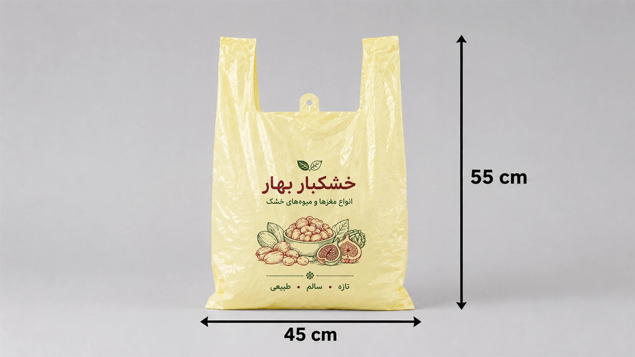 نایلکس رکابی تولید شده درچاپاتو در سایز45*55 